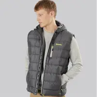 Bench Gilet matelassé à capuche Galban hommes - New Gris foncé