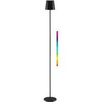 Goobay Lampe sur pied LED sans fil, taille XL, 122 cm, RGBW, noire