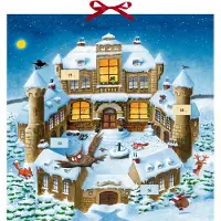Sonstige Verlage Calendrier de l'Avent Zettel - Vol de Noël au château de Felsenfest