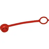 Tameson M 54 x 4 Capuchon anti-poussière en aluminium pour fiche d'accouplement avec chaîne