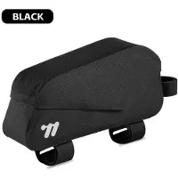 StarTech.com Sacoche de cadre pour vélo - Sacoche de tube supérieur - Couvercle magnétique - Coque rigide - Étanche - 1 litre - Noir