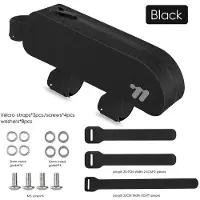 StarTech.com Sacoche de cadre pour vélo - Sacoche de porte-bidon (tubulaire) de 0,7L - Fabriquée en TPU étanche - Adaptée aux vélos de route et VTT - Fixation par vis ou sangles - Noir