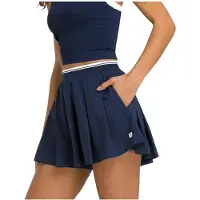 Wilson Pantalon court plissé, doublé, de la marque , couleur bleu, taille L, pour femme