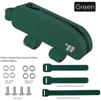 StarTech.com Sacoche de cadre pour vélo - Sacoche de porte-bidon (0,7 l) - Fabriquée en TPU étanche - Fixation par vis ou sangles - Adaptée aux vélos de gravel et de course - Couleur : vert