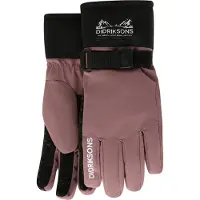 Didriksons Lovas 3, gants de ski, junior, rose