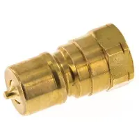 Tameson Bouchon de raccord hydraulique DN 10 en laiton 3/8 pouce filetage NPT femelle ISO 7241-1 B D 19.1mm