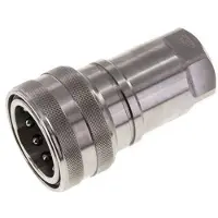 Tameson Coupleur hydraulique DN 25 en acier inoxydable Embout G 1 pouce filetage femelle ISO 7241-1 B D 37.8mm