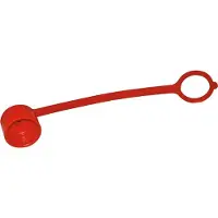 Tameson Capuchon anti-poussière en aluminium de 32 mm pour manchon d'accouplement avec chaîne