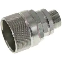 Tameson Acier DN 12.5 Coupleur hydraulique Bouchon 15 mm L Anneau de compression ISO 14541/8434-1 D M36 x 2