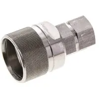 Tameson Coupleur hydraulique DN 10 en acier inoxydable Bouchon G 3/8 pouce filetage femelle ISO 14541 D M28 x 2