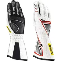 Sabelt G39 Sim-Handschuhe - Grösse M, weiss, Manette, Blanc
