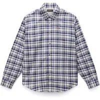 Napapijri Chemise bleu marine / blanc
