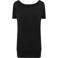 Build Your Brand T-Shirt Manches courtes de - T-shirt Viscose Femmes - XS - 5XL - pour Femme - noir - Taille M