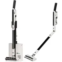 EZI CLEAN Aspirateur balai sans fil - Station Cyclomax R15 - 20 000 Pa - 30 min - Station de vidage automatique