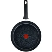 Tefal Poêle à frire Generous Cook avec revêtement antiadhésif en titane, 28 cm de diamètre **Produit de seconde main – Testé et entièrement fonctionnel** Noir