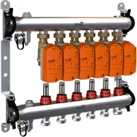 Belimo Manifold 6 X Vanne De Zone 24VAC/DC 75S 0-10V 1Nm IP40 EM-ECQ-06F/CQ24A-SZ
