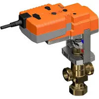 Belimo Vanne à Globe G1-1/8 Course de 15mm Kvs0.63 24VAC/DC Sûr en Cas de Défaillance 150s MP-Bus 0-10/2-10V 1000N IP54 H411B/NVK24A-MP-TPC