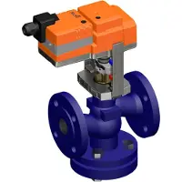 Belimo Vanne à Globe 15mm Bride DN15 Kvs4 24VAC/DC 150s 2-10V 1500N IP54 H615N/SV24A-SR-TPC