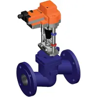 Belimo Vanne à Globe DN65 Bride Course de 30mm Kvs63 24VAC/DC 150s 2/3-points 2500N IP54 H665S/EV24A-TPC