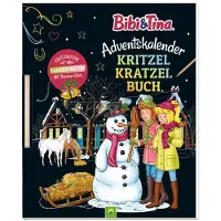 Sonstige Verlage Calendrier de l'Avent Bibi & Tina : Le livre de gribouillis