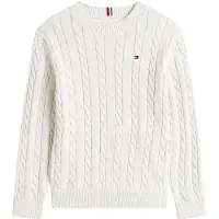 Tommy Hilfiger Blouse - Tricoté - Ivory Blanc Soie - - 8 ans (128) - Blouse