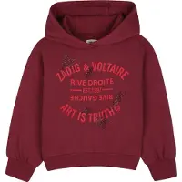 Zadig & Voltaire X60801 Hoodie Rouge 14 Years Fille