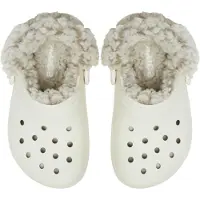 Crocs Sabots enfant Classic Fleece Lined Clog K garcons - Blanc - 30 / 31