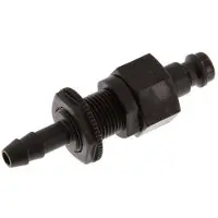 Tameson Laiton DN 5 Coupleur d'air Bouchon 6 mm Pilier de tuyau Bulkhead Double obturation