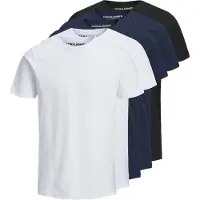 Jack & Jones T-Shirt 'Essentials' noir / blanc
