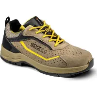 Sparco Chaussures de sécurité 07538TAGI Indy Colton ESD S1PS SR, beige/jaune, 40