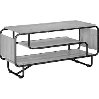 vidaXL Support TV, 98 x 36 x 45 cm, imitation bois Sonoma gris