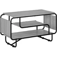 vidaXL Support TV 80 x 36 x 45 cm, imitation bois Sonoma gris