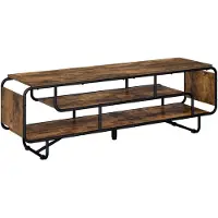 vidaXL Support TV 140 x 36 x 45 cm, bois imitation chêne fumé