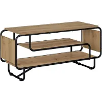 vidaXL Support TV , 98 x 36 x 45 cm, bois imitation chêne artisanal