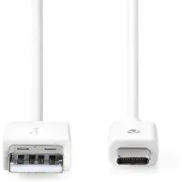 Nedis Câble USB USB 2.0 USB-A Mâle USB-C Mâle 15 W 480 Mbps -