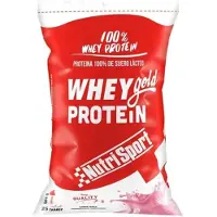 Nutrisport Gold Whey Protein Strawberry 500g Rouge