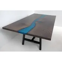 Xl Moebel Gmbh Epoxidharz Esstisch River Table Echtes Holz Massiv Tische 220x100 Flusstisch