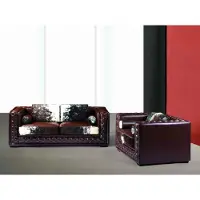 Xl Moebel Gmbh Chesterfield Sofagarnitur Couch Set 2 tlg Leder mit Ponyfell Garnituren