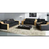 AEA Ledersofa Couch Wohnlandschaft 3+2+1 Sitzer Garnitur Modern Sofa Garnituren