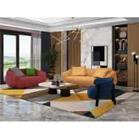 AEA Canapé Canapé 3+2+1 places Set Design Coussin Canapé Moderne Garniture