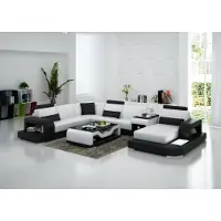 Xl Moebel Gmbh Ledersofa Couch Wohnlandschaft Ecksofa Eck Garnitur Design Modern Sofa mit USB