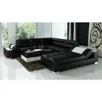 AEA Wohnlandschaft Couch Polster Eck Garnitur Designer Ledersofa Big Sofa Sitz 842
