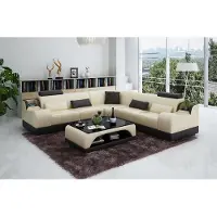 AEA Ecksofa L-Form Wohnlandschaft Designer Sofa Couch Polster Sitz Garnitur Leder