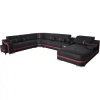 AEA Leder Couch Polster Garnitur Sitz Design Modern Eck Sofa mit USB Wohnlandschaft