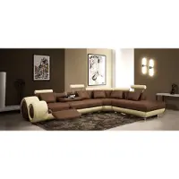 Xl Moebel Gmbh Ledersofa mit USB Wohnlandschaft Ecksofa Eck Garnitur Design Modern Sofa A1163C