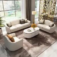 AEA Sofagarnitur 3+2+1 Sitzer Set Design Sofas Polster Couchen Moderne Couch Leder