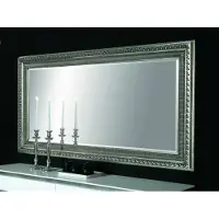 AEA Miroir artisanal grand miroir de sol dans un cadre en bois véritable