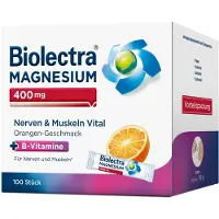 Hermes Arzneimittel GmbH Biolectra Magnésium 400 mg, pour les nerfs et les muscles, 100 comprimés