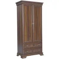 AEA Armoire vestiaire Armoire en bois Tiroirs Tringle à vêtements