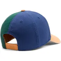 Timberland Split Logo Canvas Baseball Cap Vert